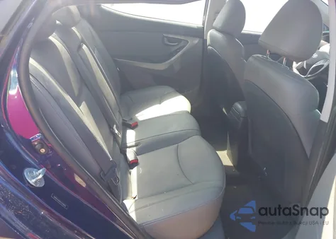 2012 Hyundai Elantra Limited из США, поврежденный, VIN 5NPDH4AE6CH099880